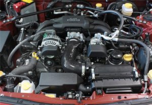 Toyota FR S Turbo Inlet Hose - Perrin Performance - Black - `13-`16